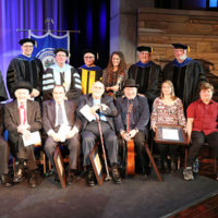 The new Honorary Doctors of Fine Arts from Glenville State College (2/1/19) - photo by Dustin Crutchfield