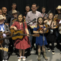 Joe Mullins with Tomorrow's Bluegrass Stars at the Southern Ohio Indoor Music Festival - photo by Kimberly Williams
