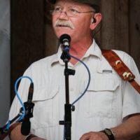 Fred Travers with Seldom Scene at the Spring 2019 Gettysburg Bluegrass Festival - photo by Frank Baker