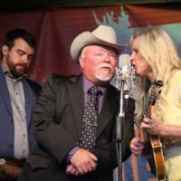 Tommy Brown joins Rhonda Vincent & The Rage at the Spring 2019 Gettysburg Bluegrass Festival - photo by Frank Baker