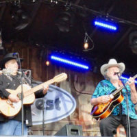 Peter Rowan’s Free Mexican Airforce with members of Los Texmaniacs on Watson Stage at MerleFest on April 28, 2019 - photo by Alisa B. Cherry