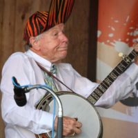 Little Roy Lewis at the Spring 2019 Gettysburg Bluegrass Festival - photo by Frank Baker