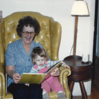 Irene Kelley's mom with her granddaughter, Justyna