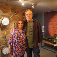 Pamm Tucker and Tony Trischka at Bishline Banjos in Tulsa