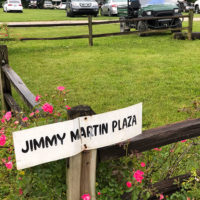 Jimmy Martin plaza at the 2019 John Hartford Memorial Festival at Bean Blossom - photo by Dave Berry