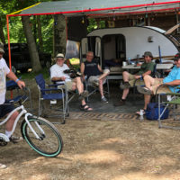 Campers at the 2019 John Hartford Memorial Festival at Bean Blossom - photo by Dave Berry