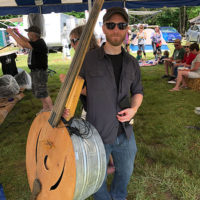 Washtub bass at the 2019 John Hartford Memorial Festival at Bean Blossom - photo by Dave Berry