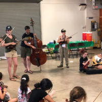 Band class at the CBA Youth Academy Camp - photo by Dave Berry
