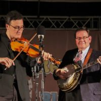 Jason Barie and Joe Mullins with The Radio Ramblers at the 2019 Remington Ryde Bluegrass Festival - photo by Frank Baker