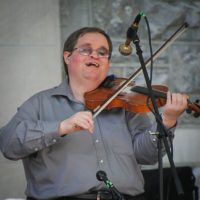 Michael Cleveland at the 2019 Bluegrass on the Grass - photo by Frank Baker