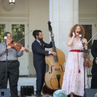 Michael Cleveland joins The Becky Buller Band at the 2019 Bluegrass on the Grass at Dickinson College - photo by Frank Baker