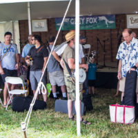 Free string change from D'Addario at Grey Fox 2019 - photo © Tara Linhardt