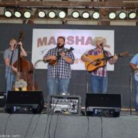 Caleb Daughtery at the 2019 Marshall Bluegrass Festival - photo © Bill Warren