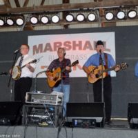 Sammy Adkins & The Sandy Hook Mountain Boys at the 2019 Marshall Bluegrass Festival - photo © Bill Warren