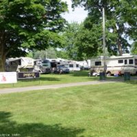 Full campground at the 2019 Norwalk Music Festival (7/4/19) - photo © Bill Warren