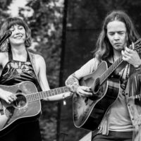 Mollie Tuttle and Billy Strings at Grey Fox 2019 - photo © Tara Linhardt