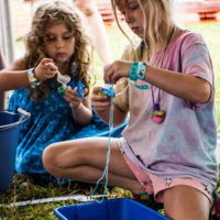 Kids activities at Grey Fox 2019 - photo © Tara Linhardt