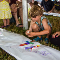 Kids activities at Grey Fox 2019 - photo © Tara Linhardt
