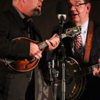 Mike Terry and Joe Mullins with The Radio Ramblers at the 2019 Remington Ryde Bluegrass Festival - photo by Frank Baker