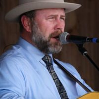 Bobby Powell with Carolina Blue at the August 2019 Gettysburg Bluegrass Festival - photo by Frank Baker