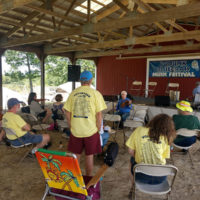 Fiddle workshop at Podunk Bluegrass Music Festival 2019 - photo by Dale Cahill