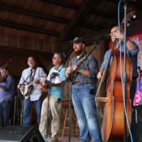 Lonesome River Band at the August 2019 Gettysburg Bluegrass Festival - photo by Frank Baker