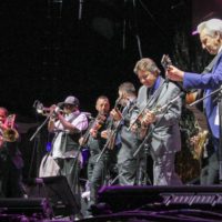 Preservation Hall Jazz Band joins the Del McCoury Band for Delebration at the 2019 Wide Open Bluegrass - photo by Frank Baker