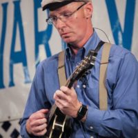 Darrell Webb with Appalachian Road Show at the 2019 Delaware Valley Bluegrass Festival - photo by Frank Baker