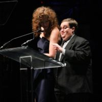 Becky Buller and Michael Cleveland at the 2019 IBMA Awards Show - photo by Frank Baker