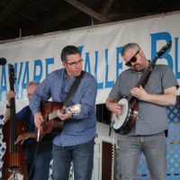 Darin Aldridge and Matt Menefee at the 2019 Delaware Valley Bluegrass Festival - photo by Frank Baker
