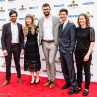 Mile Twelve on the Red Carpet prior to the 2019 IBMA Awards - photo © Tara Linhardt