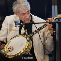 Jimmy Mazzy is inducted into the Hall of Fame at the American Banjo Museum (9/6/19) - photo © Pamm Tucker