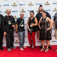 Photog gaggle on the Red Carpet prior to the 2019 IBMA Awards - photo © Tara Linhardt