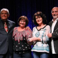 Blueberry Bluegrass Festival accepts Event of the Year at the 2019 IBMA Industry Awards - photo by Frank Baker