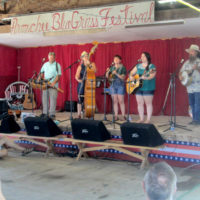 Bruce Weeks Family Band at the 2019 Armuchee Bluegrass Festival - photo by Audie Finnell