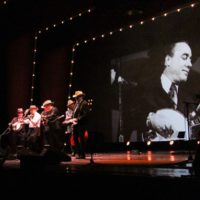 Earls of Leicester pay tribute to Earl Scruggs at the 2019 IBMA Awards Show - photo by Frank Baker