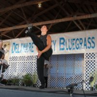 Footworks at the 2019 Delaware Valley Bluegrass Festival - photo  by Frank Baker
