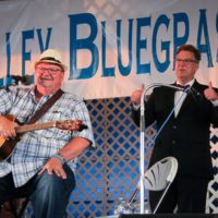 Ned Luberecki crashes Danny Paisley & The Southern Grass at the 2019 Delaware Valley Bluegrass Festival - photo by Frank Baker