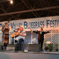 Ned Luberecki crashes Danny Paisley & The Southern Grass at the 2019 Delaware Valley Bluegrass Festival - photo by Frank Baker