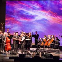 Balsam Range with the NC State University Symphony at the 2019 IBMA Awards Show - photo © Tara Linhardt