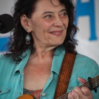 Kathy Kallick at the 2019 Delaware Valley Bluegrass Festival - photo  by Frank Baker