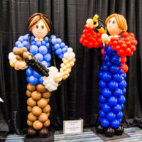Balloon pickers in the Marriott at World of Bluegrass (9/24/19) - photo © Tara Linhardt