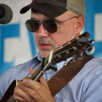 Gary Antol with Jakob's Ferry Stragglers at the 2019 Delaware Valley Bluegrass Festival - photo by Frank Baker