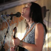 Brooke Aldridge at the 2019 Delaware Valley Bluegrass Festival - photo by Frank Baker