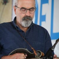 John Reischman at the 2019 Delaware Valley Bluegrass Festival - photo by Frank Baker