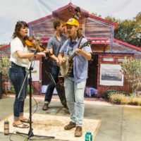 Live radio show from the Exhibit Hall during World of Bluegrass 2019 - photo © Tara Linhardt