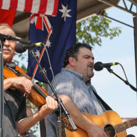 Dave Adkins at the 2019 Oklahoma International Bluegrass Festival - photo © Pamm Tucker