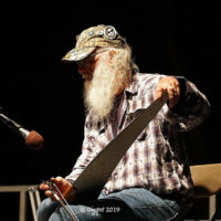 Musical saw at the 2019 Oklahoma International Bluegrass Festival - photo © Pamm Tucker