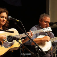 Kenny & Amanda Smith at the 2019 Oklahoma International Bluegrass Festival - photo © Pamm Tucker