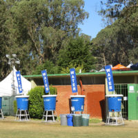 Water station at the 2019 Hardly Strictly Bluegrass festival in San Francisco